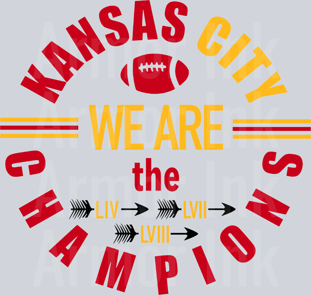 Kansas City We Are The Champions DTF transfer