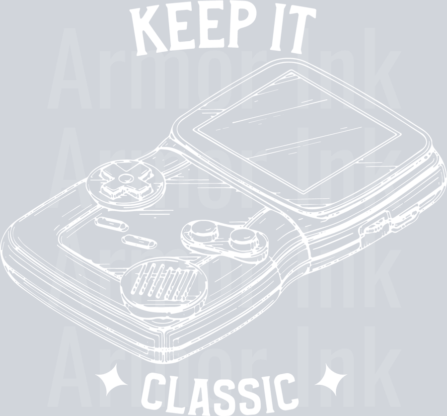 Keep It Classic DTF transfer