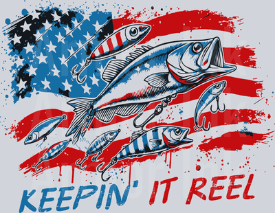 Keepin' It Reel DTF transfer