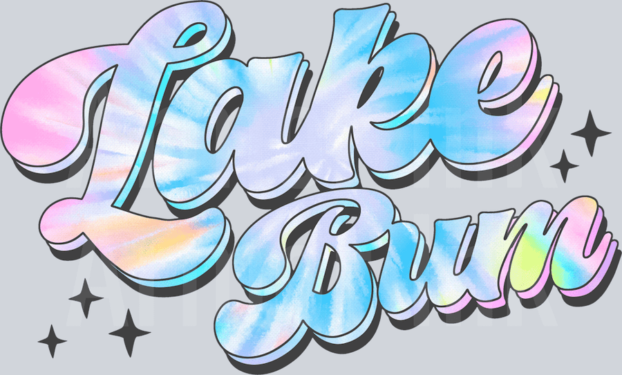 Lake Bum DTF transfer