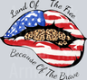 Land Of The Free Because Of The Brave Lips