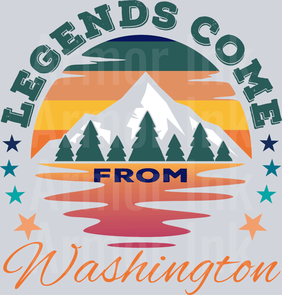 legends come from Washington DTF transfer