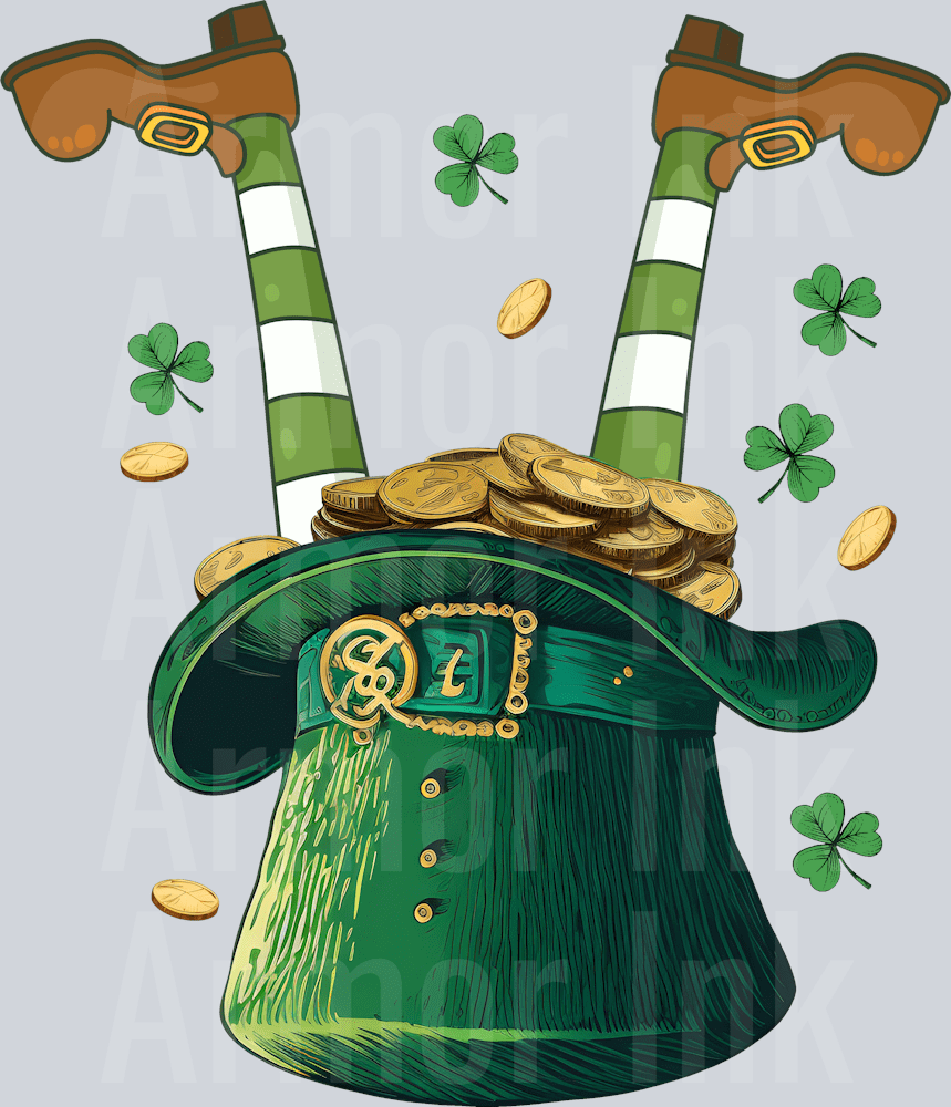 Leprechaun Hat DTF transfer
