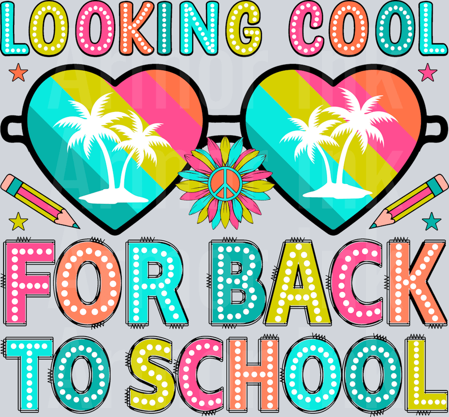 Looking Cool for Back to School DTF transfer