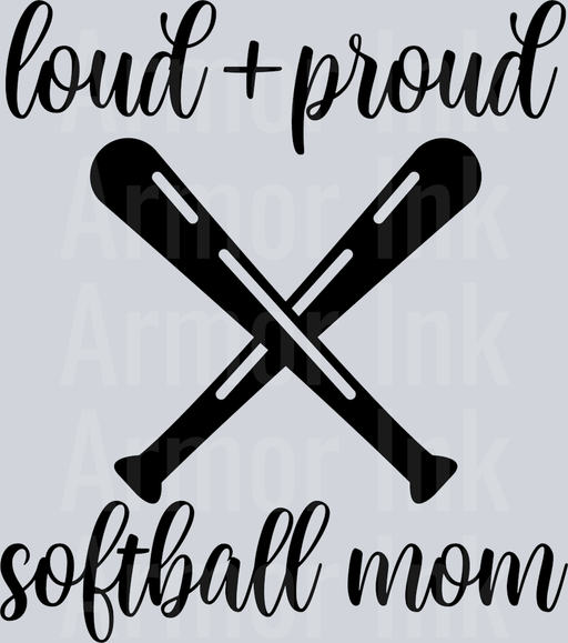 Loud+Proud Softball Mom