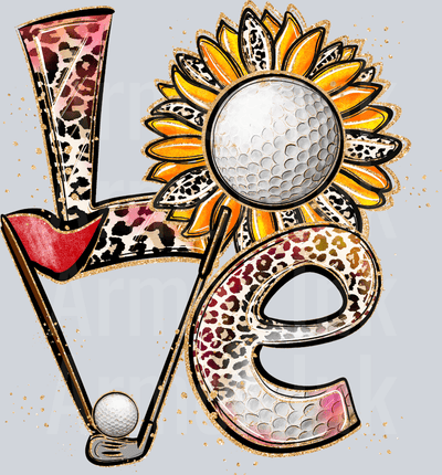 Love Golf DTF transfer