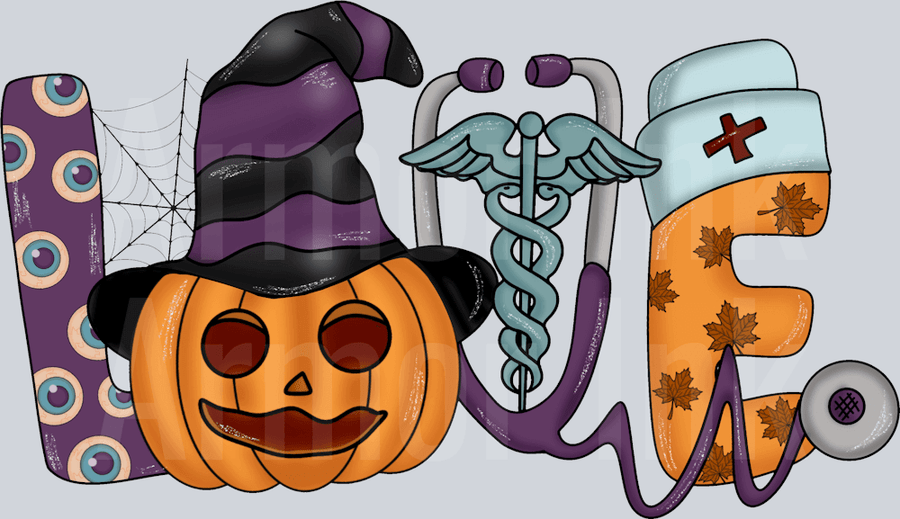 Love Halloween DTF transfer