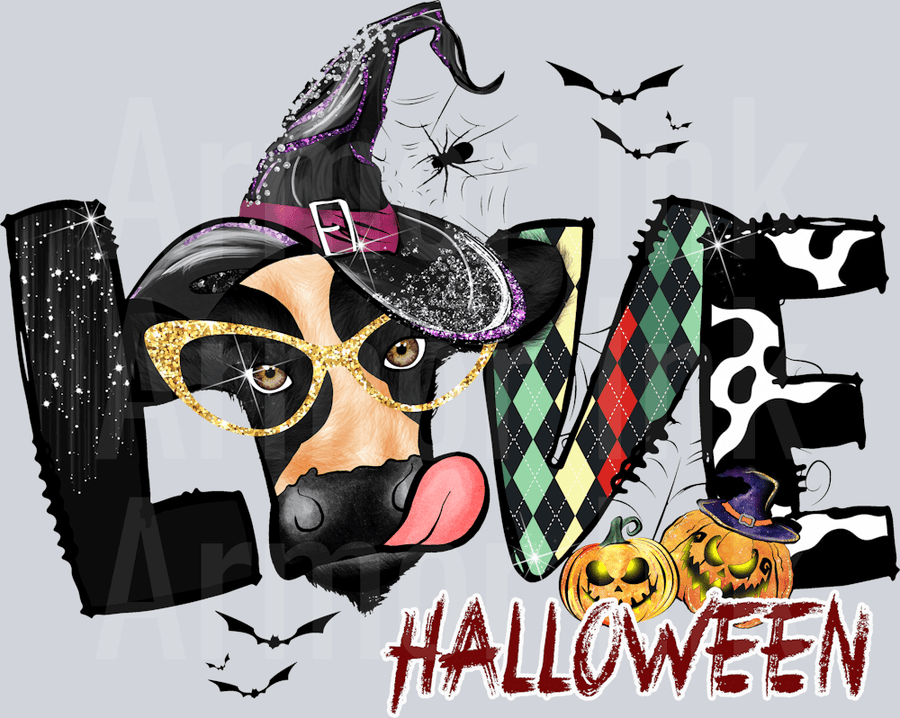 Love Halloween DTF transfer