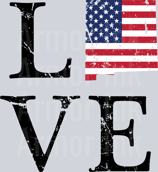LOVE New Mexico Distressed