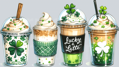 Lucky Drinks DTF transfer