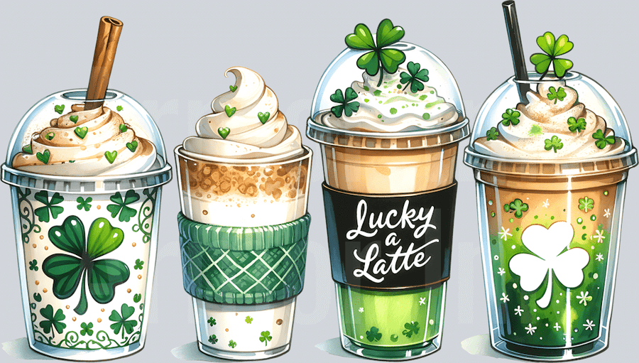 Lucky Drinks DTF transfer