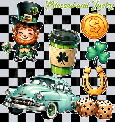 Lucky Icons DTF transfer