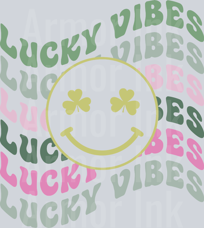 Lucky Vibes DTF transfer