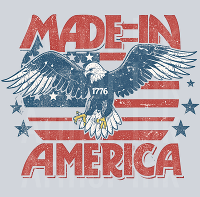 Made In 1776 America DTF transfer