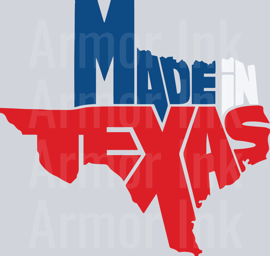 Made In Texas DTF transfer