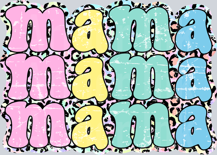 Mama Boho DTF transfer