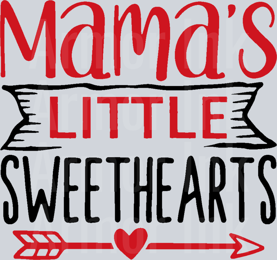 Mama's Little SweetHearts DTF transfer