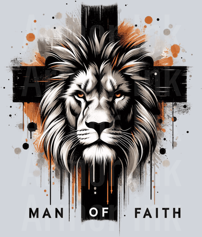Man Of Faith DTF transfer