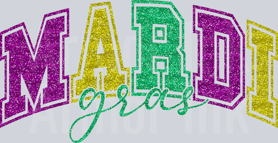 Mardigras DTF transfer