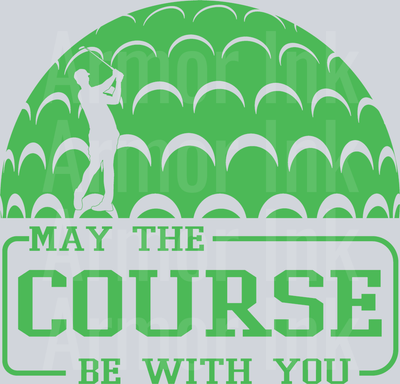 May The Course Be With You DTF transfer