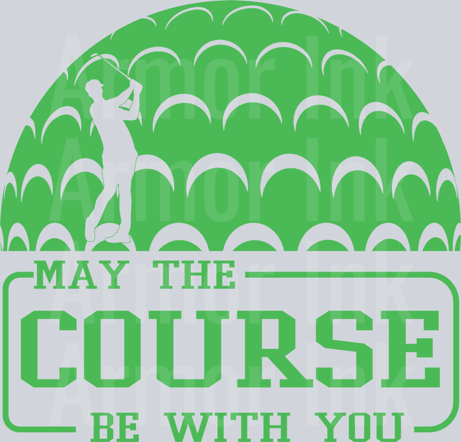 May The Course Be With You DTF transfer
