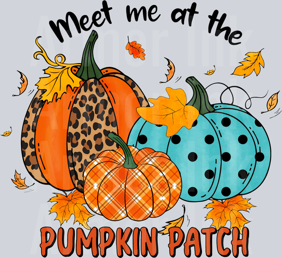 Meet Me At The Pumpkin Patch DTF transfer