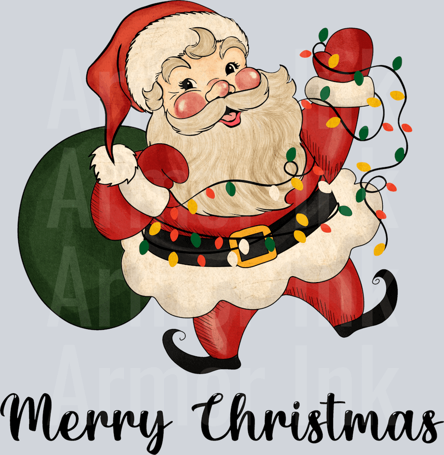 Merry Christmas DTF transfer