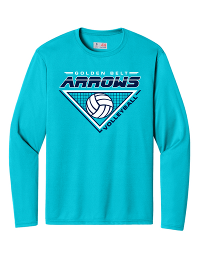 ARROWS VOLLEYBALL WARM UP - A4 Performance Long Sleeve - GBHE