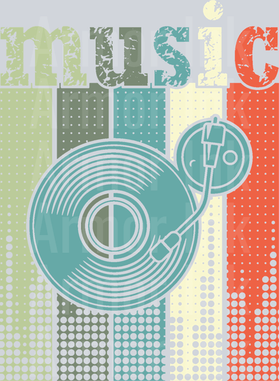 Music DTF transfer