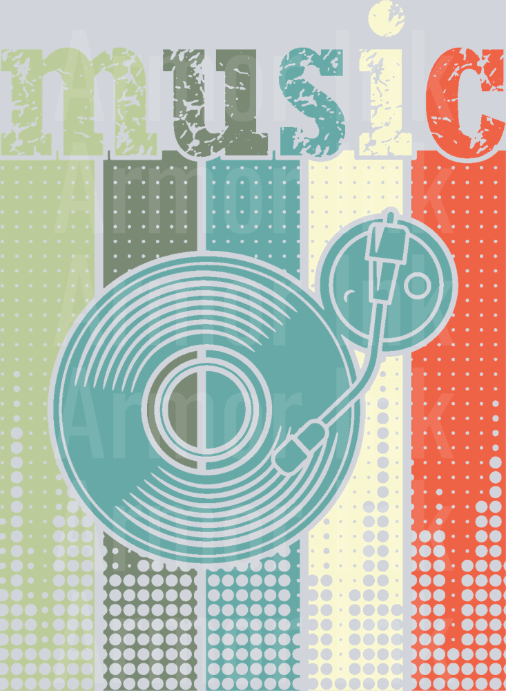 Music DTF transfer
