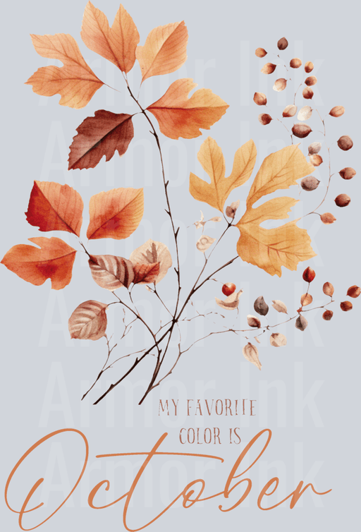My Favorite Color Is October