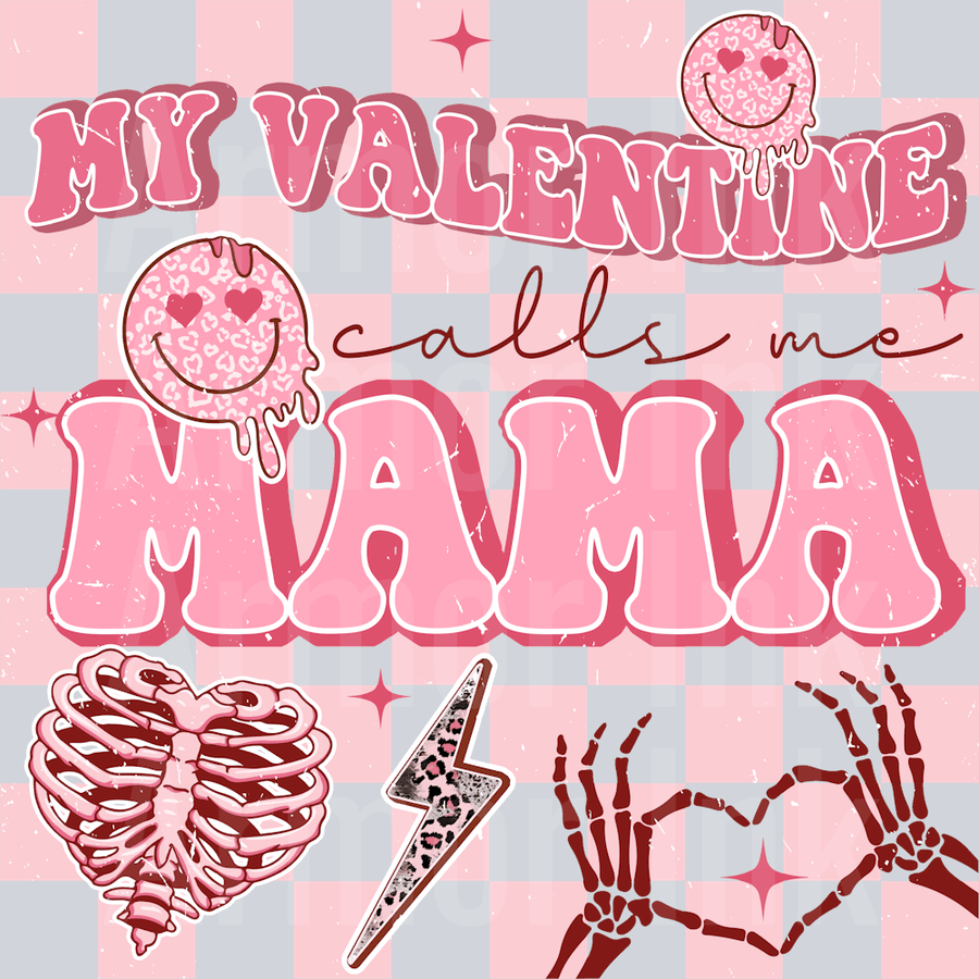 My Valentine Mama DTF transfer