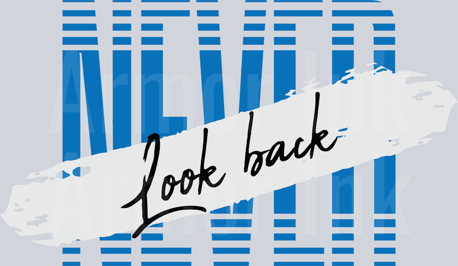 Never Look Back DTF transfer