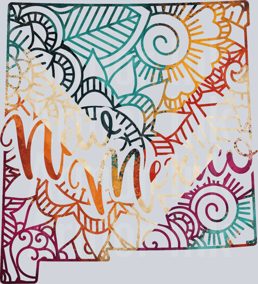 New Mexico Abstract Colorsplash