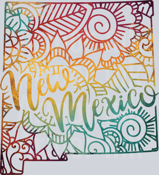 New Mexico Abstract Colorsplash