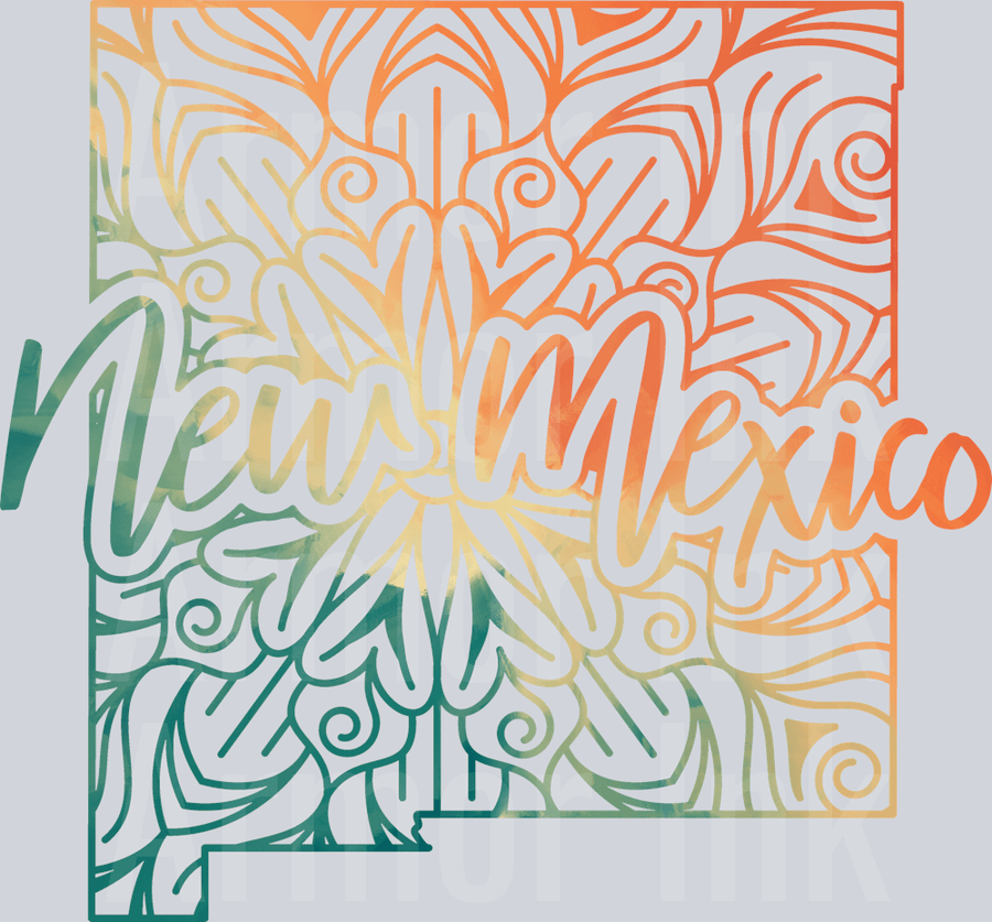 New Mexico Color DTF transfer