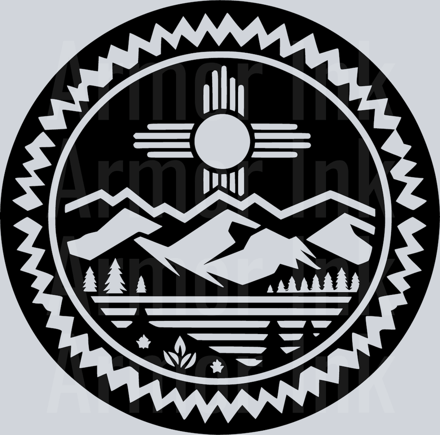 New Mexico Cross DTF transfer