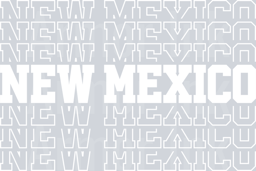 New Mexico Echo DTF transfer