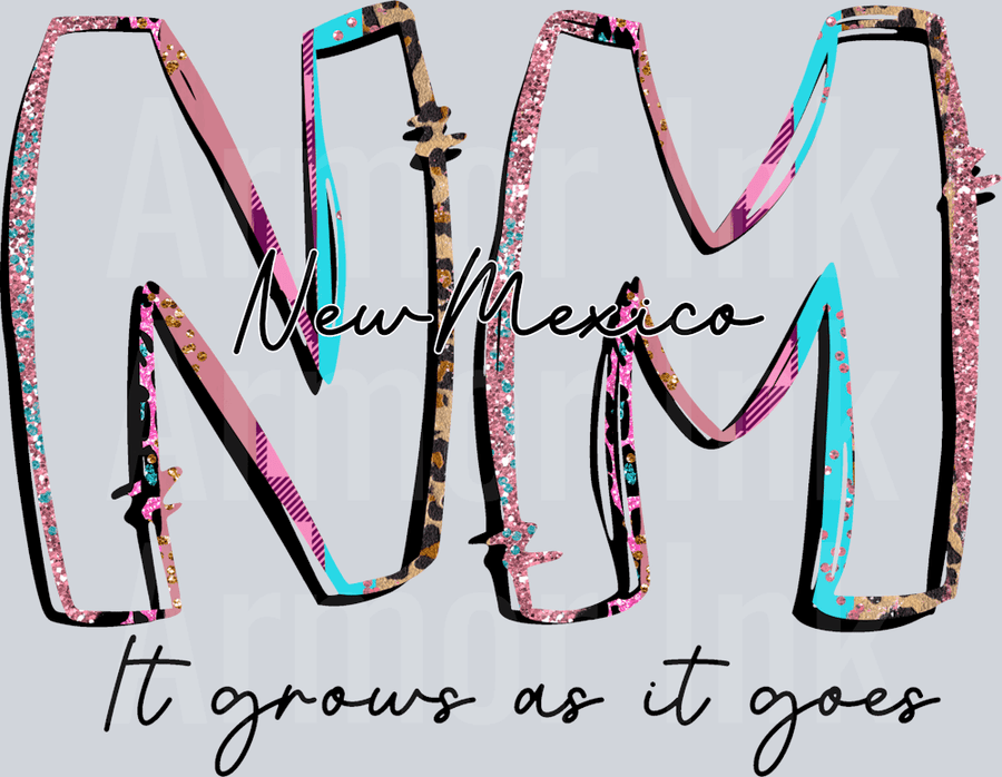 New Mexico NM DTF transfer