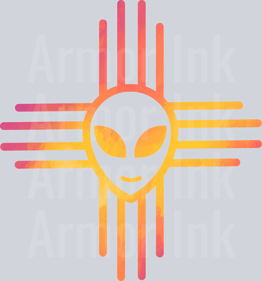New Mexico Roswell DTF transfer