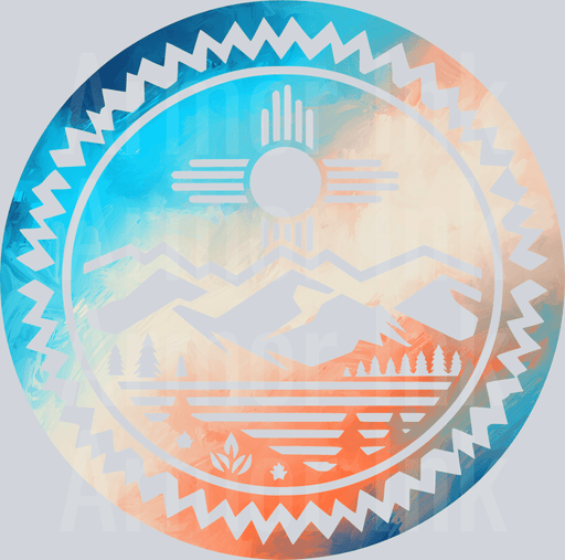 New Mexico Round Colorsplash