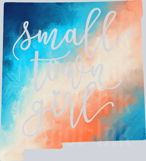 New Mexico Small Town Girl Colorsplash