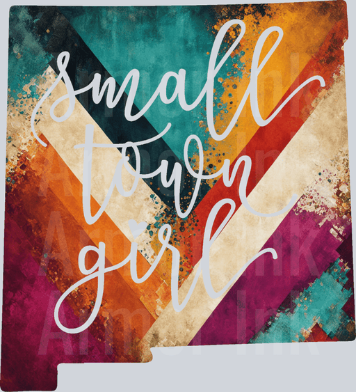 New Mexico Small Town Girl Colorsplash