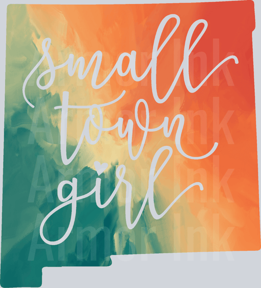 New Mexico Small Town Girl Colorsplash