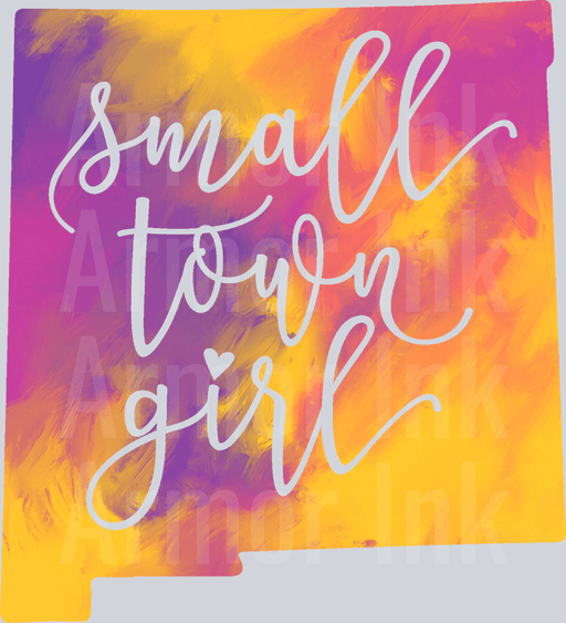New Mexico Small Town Girl Colorsplash