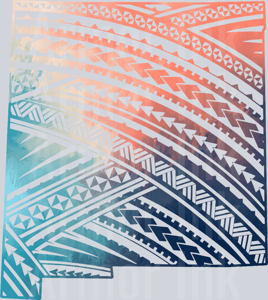 New Mexico Tribal Colorsplash DTF transfer