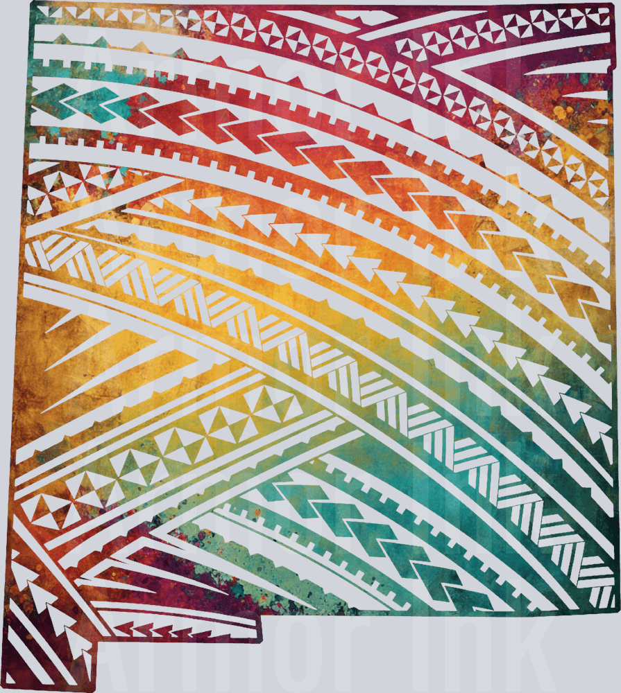 New Mexico Tribal Colorsplash DTF transfer