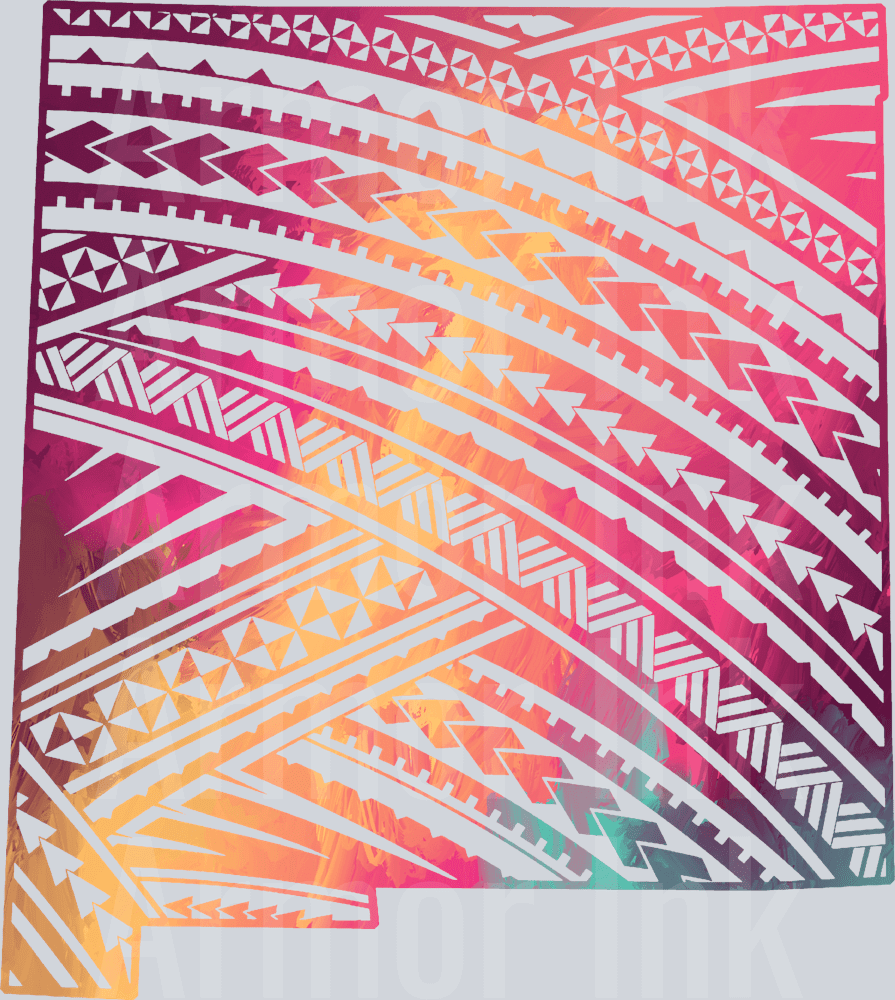 New Mexico Tribal Colorsplash DTF transfer