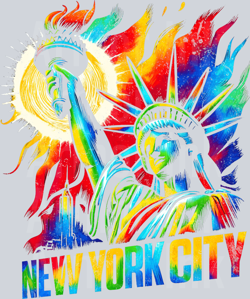 New York City Tie Dye Blackout