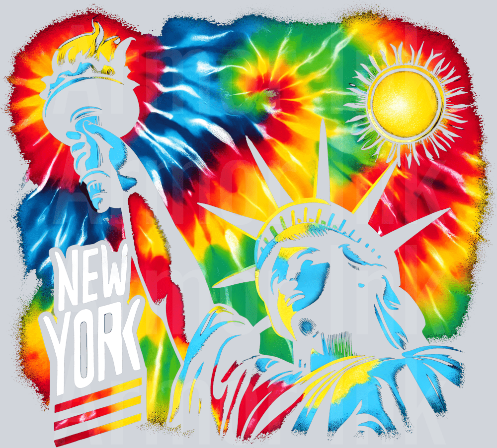 New York Tie Dye Blackout